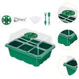 Maxbell Seed Starter Tray Plant Tray Plant Growing Tray for Seedling Fruit Vegetable Green