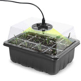 Maxbell Seed Starter Tray Plant Tray Plant Growing Tray for Seedling Fruit Vegetable Black