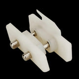 Maxbell Access Control Tappet Contacts Convenient Doors Access Electrical Connectors White 2 Terminals