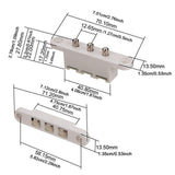 Maxbell Access Control Tappet Contacts Convenient Doors Access Electrical Connectors White 3 Terminals