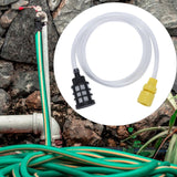 Maxbell Self Priming Water Inlet Hose Accessory Parts Home Versatile Water Hose Pipe
