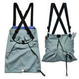 Maxbell Fruit Picking Bag Pouch Canvas Garden Storage Pouch for Orchard Outdoor Pear blue gray