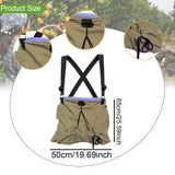 Maxbell Fruit Picking Bag Pouch Canvas Garden Storage Pouch for Orchard Outdoor Pear khaki