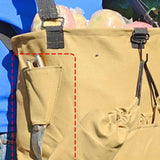 Maxbell Fruit Picking Bag Pouch Canvas Garden Storage Pouch for Orchard Outdoor Pear khaki