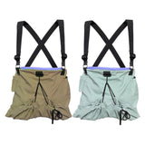 Maxbell Fruit Picking Bag Pouch Canvas Garden Storage Pouch for Orchard Outdoor Pear khaki and blue gray