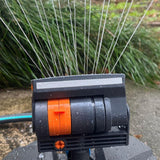 Maxbell Adjustable Range Sprinkler Easy Use Garden Sprinkler for Yards Gardens Lawns