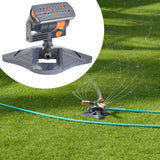Maxbell Adjustable Range Sprinkler Easy Use Garden Sprinkler for Yards Gardens Lawns