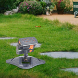 Maxbell Adjustable Range Sprinkler Easy Use Garden Sprinkler for Yards Gardens Lawns