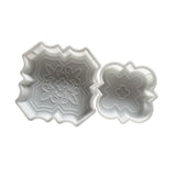 Maxbell 2 Pieces Concrete Brick Molding Form DIY Template for Picnic Areas Versatile