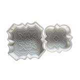 Maxbell 2 Pieces Concrete Brick Molding Form DIY Template for Picnic Areas Versatile