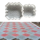 Maxbell 2 Pieces Concrete Brick Molding Form DIY Template for Picnic Areas Versatile