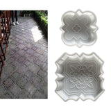 Maxbell 2 Pieces Concrete Brick Molding Form DIY Template for Picnic Areas Versatile