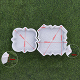 Maxbell 2 Pieces Concrete Brick Molding Form DIY Template for Picnic Areas Versatile