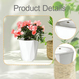 Maxbell Self Watering Plant Pot Desk Indoor Outdoor Plants for Patio Restaurant Dorm M
