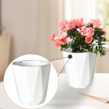 Maxbell Self Watering Plant Pot Desk Indoor Outdoor Plants for Patio Restaurant Dorm M