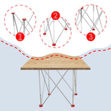 Maxbell Portable Work Stand Load Bearing Camping Table Legs for Outdoor Camping Yard