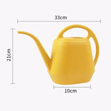 Maxbell Garden Watering Can 2L Gardening Tool for House Bonsai Plants Courtyard Yellow