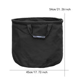 Maxbell Garden Leaf Storage Bag with Handles for Outdoor Leaves Grass Clippings Pool Black