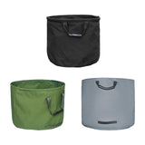 Maxbell Garden Leaf Storage Bag with Handles for Outdoor Leaves Grass Clippings Pool Black