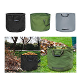 Maxbell Garden Leaf Storage Bag with Handles for Outdoor Leaves Grass Clippings Pool Black