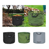 Maxbell Garden Leaf Storage Bag with Handles for Outdoor Leaves Grass Clippings Pool Black