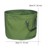 Maxbell Garden Leaf Storage Bag with Handles for Outdoor Leaves Grass Clippings Pool Green