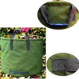 Maxbell Garden Leaf Storage Bag with Handles for Outdoor Leaves Grass Clippings Pool Green