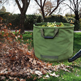 Maxbell Garden Leaf Storage Bag with Handles for Outdoor Leaves Grass Clippings Pool Green