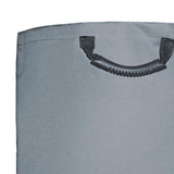 Maxbell Garden Leaf Storage Bag with Handles for Outdoor Leaves Grass Clippings Pool Gray