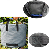 Maxbell Garden Leaf Storage Bag with Handles for Outdoor Leaves Grass Clippings Pool Gray