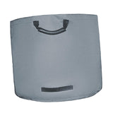 Maxbell Garden Leaf Storage Bag with Handles for Outdoor Leaves Grass Clippings Pool Gray