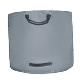 Maxbell Garden Leaf Storage Bag with Handles for Outdoor Leaves Grass Clippings Pool Gray