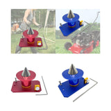 Maxbell Blade Balancer Parts Sturdy Supplies Balancing Tool for Garden Backyard Yard Red