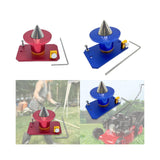 Maxbell Blade Balancer Parts Sturdy Supplies Balancing Tool for Garden Backyard Yard Red