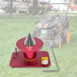 Maxbell Blade Balancer Parts Sturdy Supplies Balancing Tool for Garden Backyard Yard Red