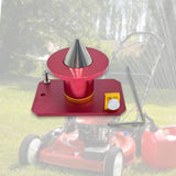 Maxbell Blade Balancer Parts Sturdy Supplies Balancing Tool for Garden Backyard Yard Red