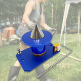 Maxbell Blade Balancer Parts Sturdy Supplies Balancing Tool for Garden Backyard Yard Blue