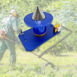Maxbell Blade Balancer Parts Sturdy Supplies Balancing Tool for Garden Backyard Yard Blue