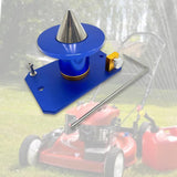 Maxbell Blade Balancer Parts Sturdy Supplies Balancing Tool for Garden Backyard Yard Blue