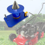 Maxbell Blade Balancer Parts Sturdy Supplies Balancing Tool for Garden Backyard Yard Blue