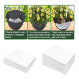 Maxbell Self Watering Hanging Basket Liners Reusable Devices Accessories Replacement 10 Pieces