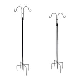 Maxbell Shepherds Hook Garden Ground Plant Stand for Solar Light Lanterns Flower Pot 195x32cm