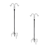 Maxbell Shepherds Hook Garden Ground Plant Stand for Solar Light Lanterns Flower Pot 195x32cm