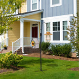 Maxbell Shepherds Hook Garden Ground Plant Stand for Solar Light Lanterns Flower Pot 195x32cm