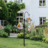 Maxbell Shepherds Hook Garden Ground Plant Stand for Solar Light Lanterns Flower Pot 195x32cm