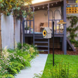 Maxbell Shepherds Hook Garden Ground Plant Stand for Solar Light Lanterns Flower Pot 195x32cm