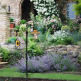 Maxbell Shepherds Hook Garden Ground Plant Stand for Solar Light Lanterns Flower Pot 195x32cm