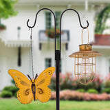 Maxbell Shepherds Hook Garden Ground Plant Stand for Solar Light Lanterns Flower Pot 156x32cm