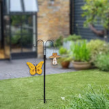 Maxbell Shepherds Hook Garden Ground Plant Stand for Solar Light Lanterns Flower Pot 156x32cm