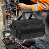 Maxbell Tool Tote Bag Zipper Tools Carrying Tote for Handymen Birthday Gift Plumbers